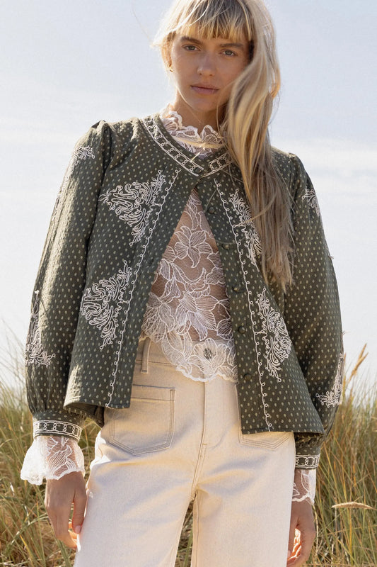 GILET BRODÉ LINA Not specified