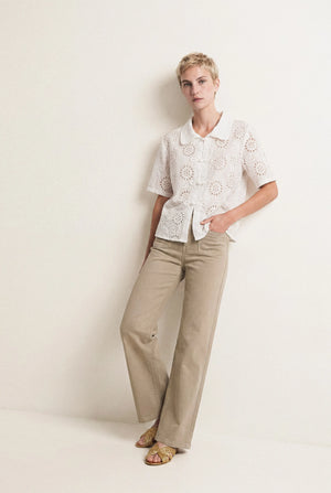BLOUSE BRODÉ ANGLAISE ÉLISE