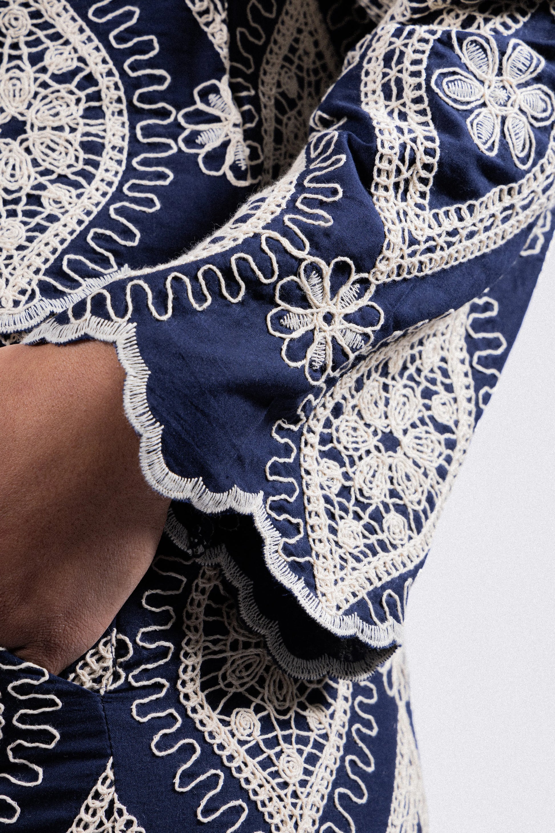BLOUSE BRODÉE EN COTON MARGAUX RDG