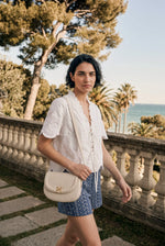 BLOUSE BRODERIE À LACETS LISON
