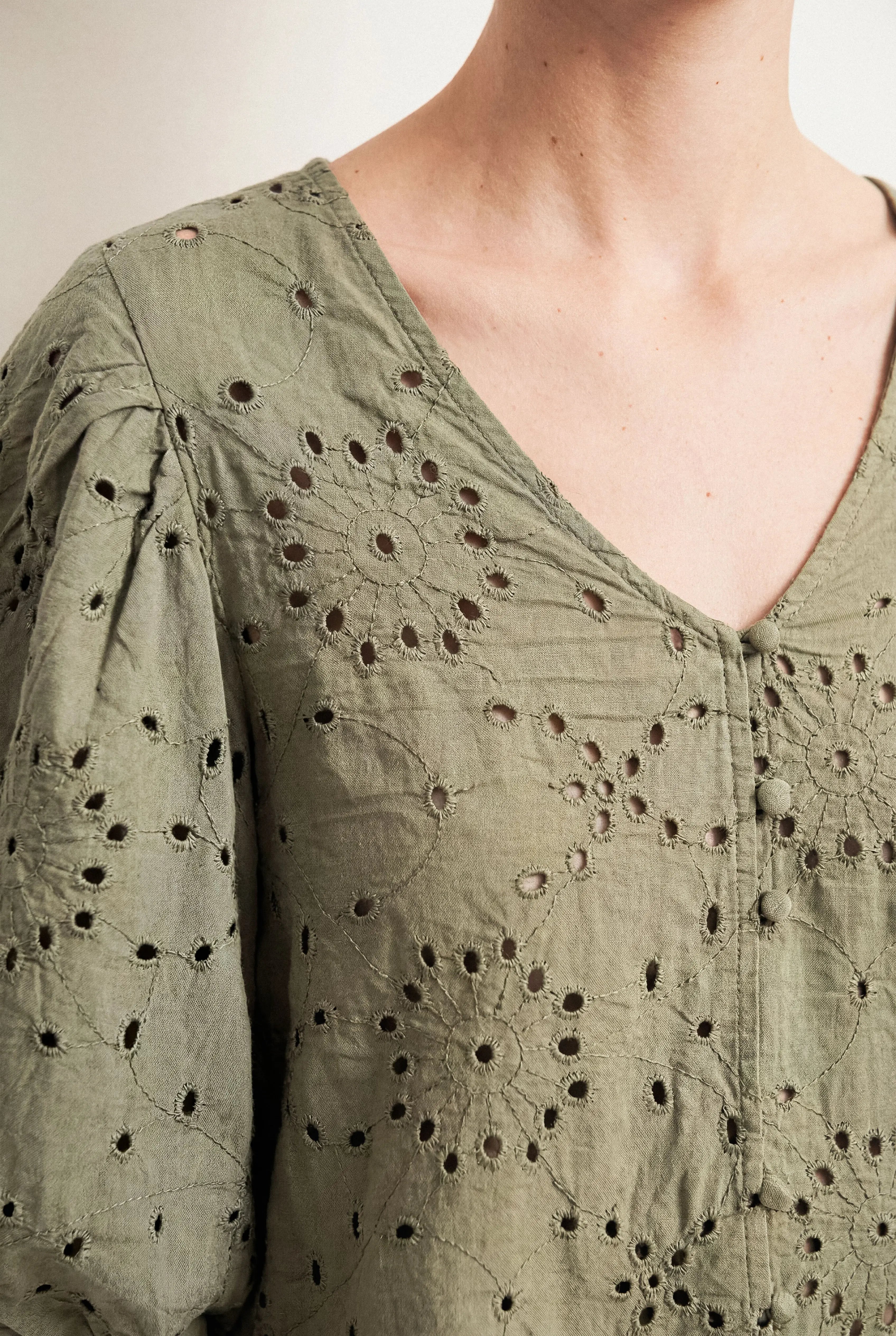BLOUSE BRODERIE ANGLAISE SUZANNE