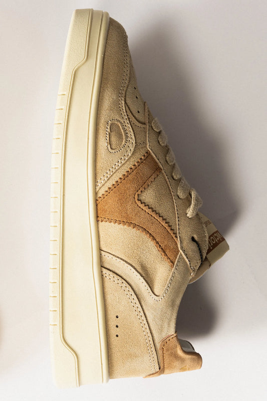 Baskets Seul – Cuir Fendu Bicolore RDG