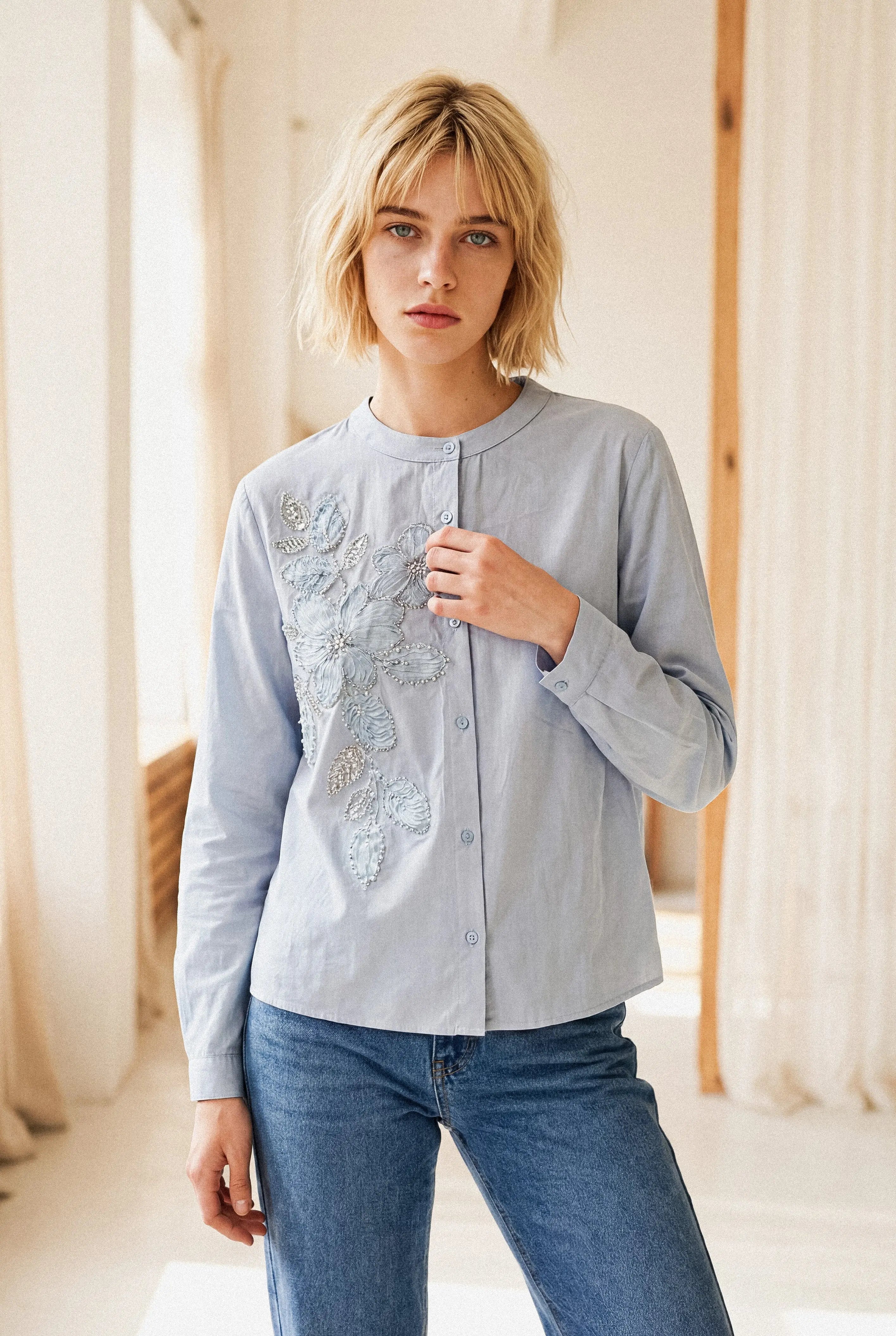 CHEMISE BRODÉE INÈS