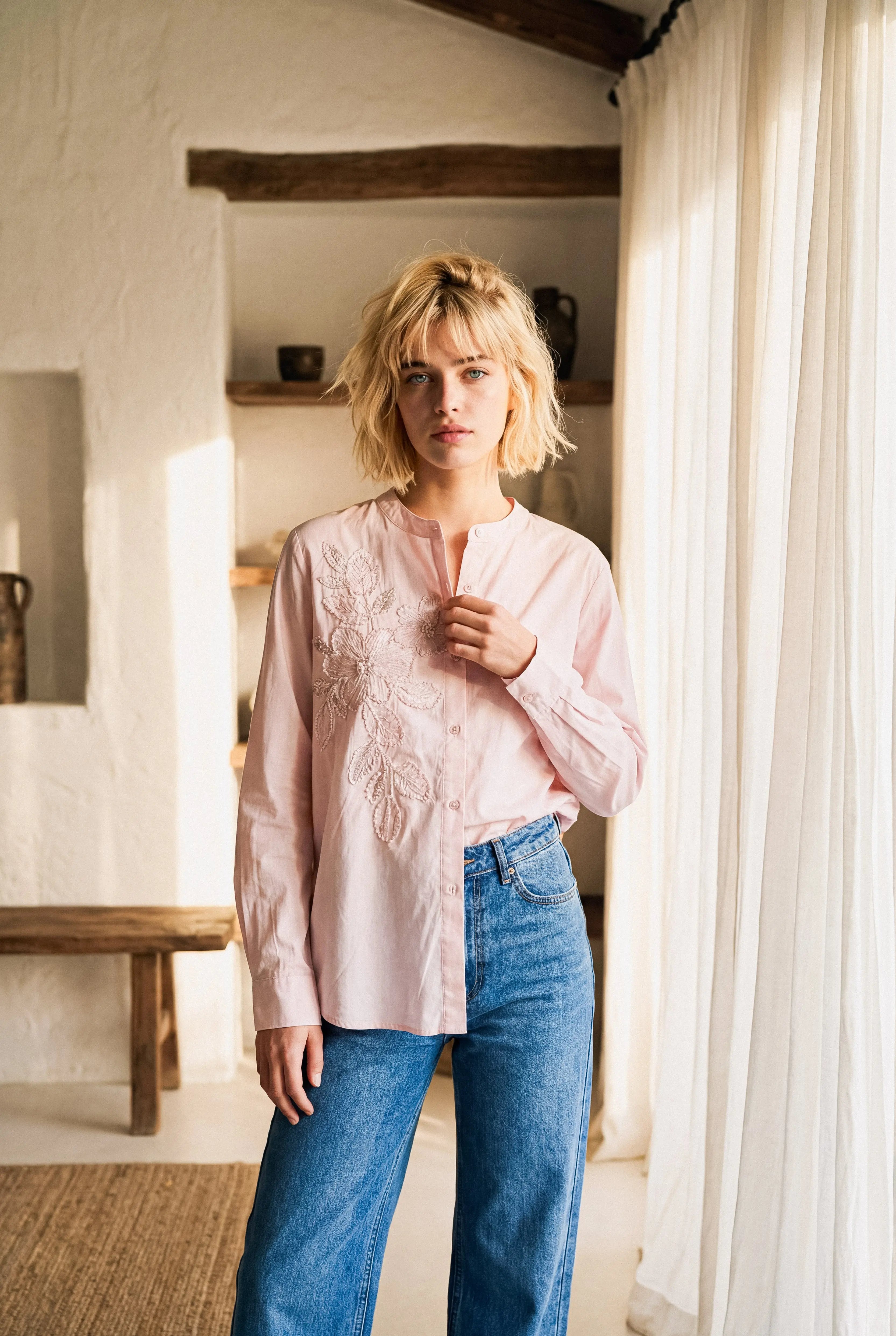 CHEMISE BRODÉE INÈS