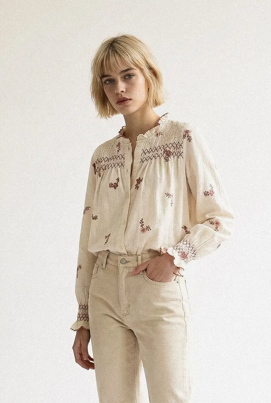 CHEMISE BRODÉE LOUISE Not specified