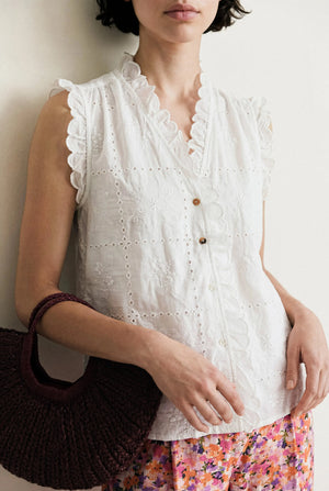 CHEMISE BRODÉE SÉRAPHINE BELLA STAGIONE