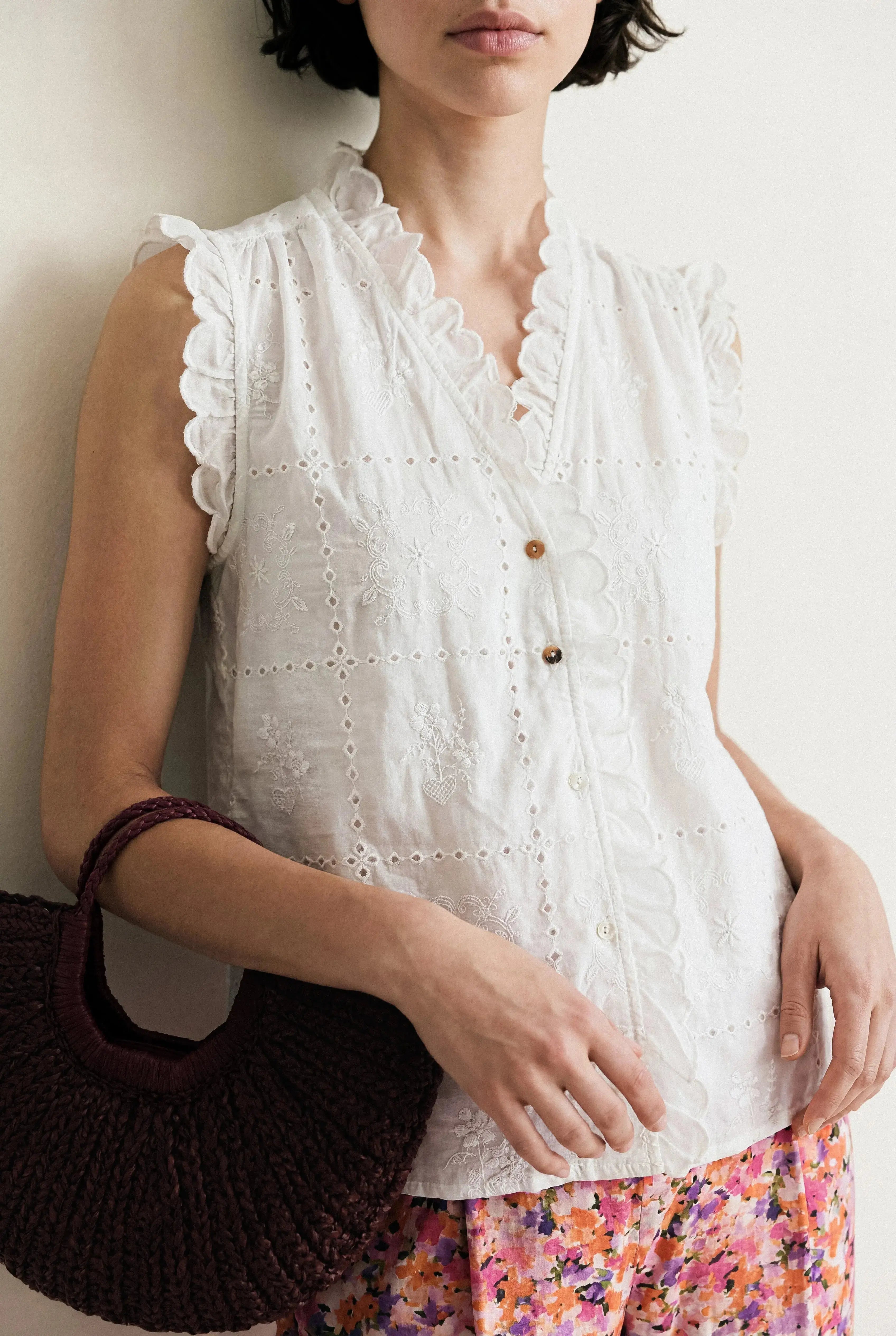 CHEMISE BRODÉE SÉRAPHINE BELLA STAGIONE