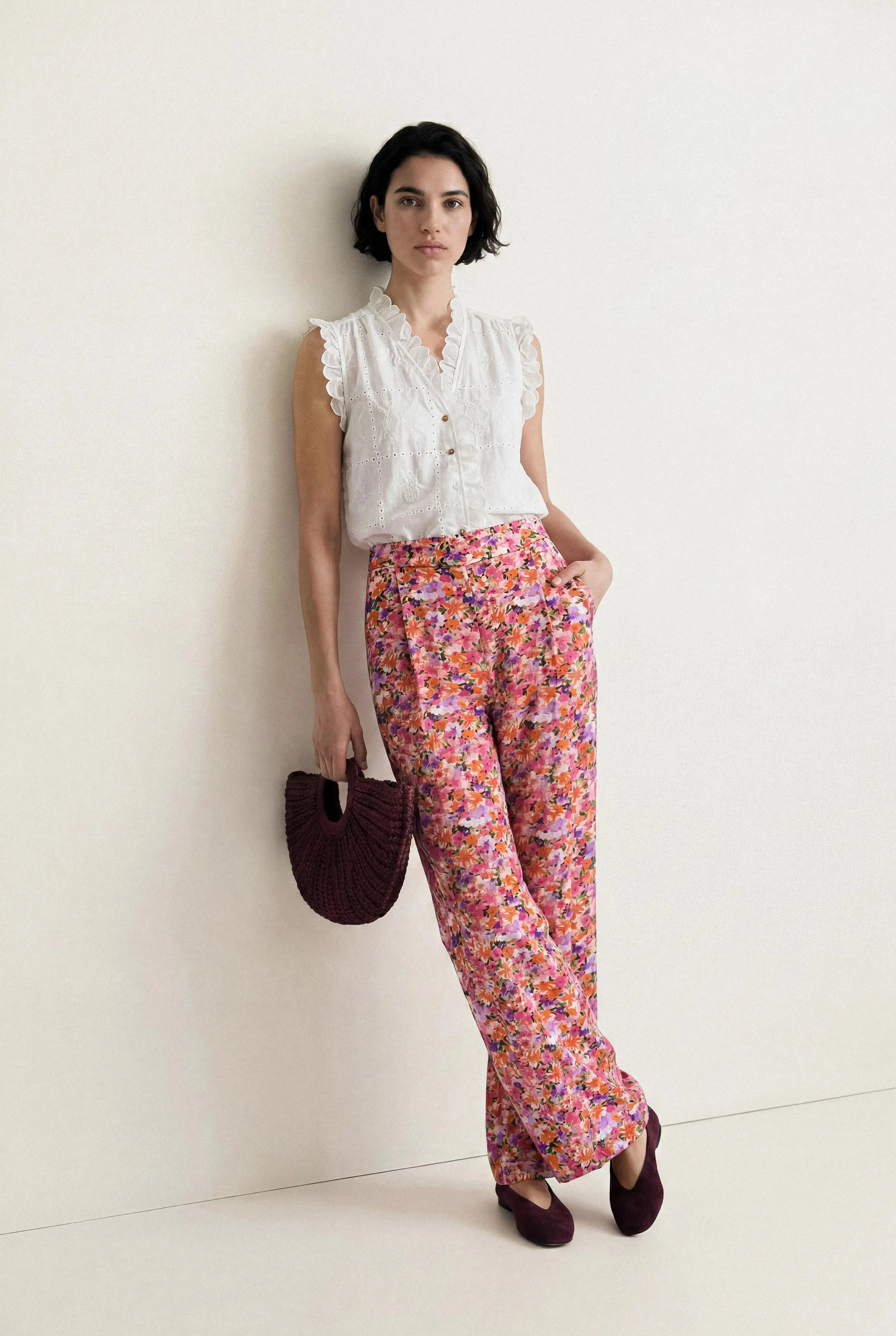 CHEMISE BRODÉE SÉRAPHINE BELLA STAGIONE
