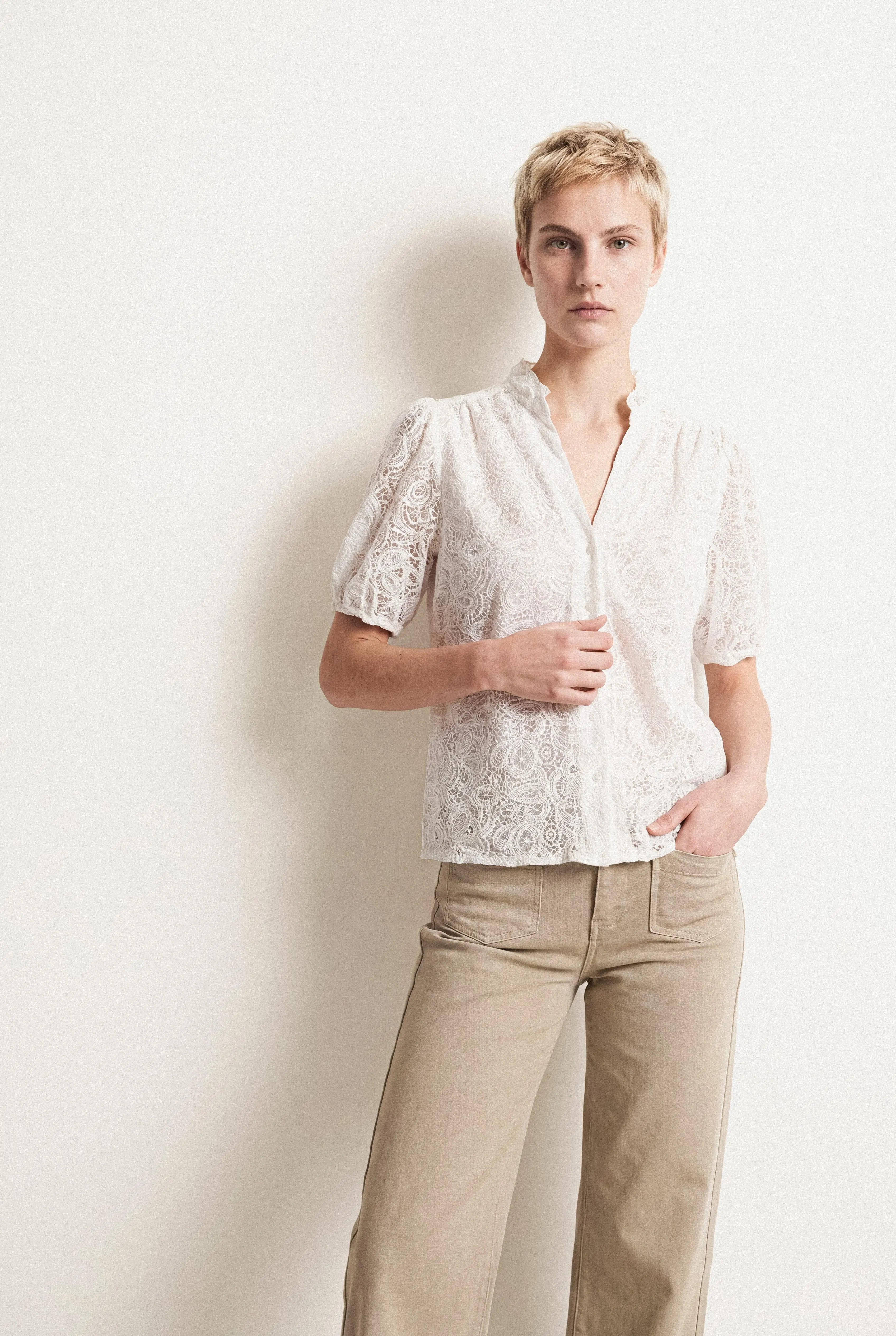 CHEMISE DENTELLE ALBANE