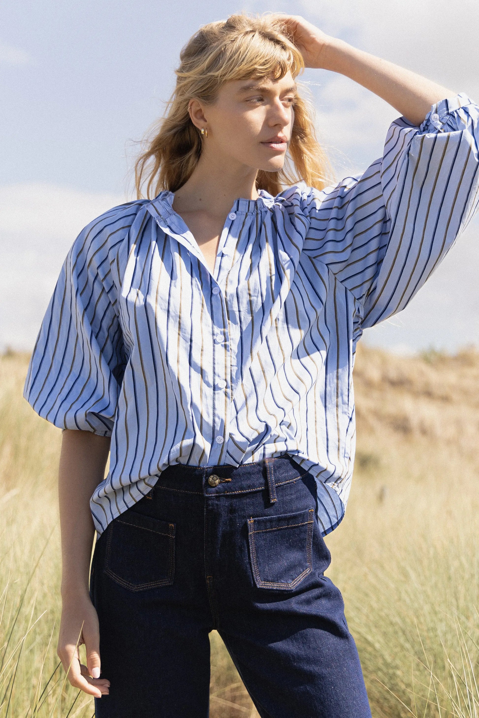 CHEMISE RAYÉE COTON ANNA Not specified