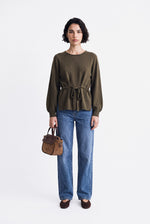 Pull Désirée, kaki