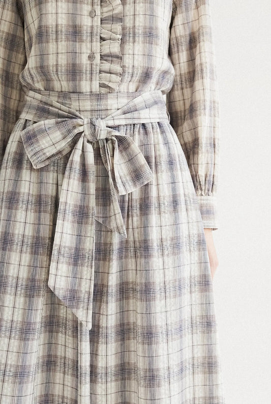 JUPE MI-LONGUE À CARREAUX AGATHE Not specified