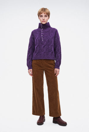 Pull Bernadette, mauve