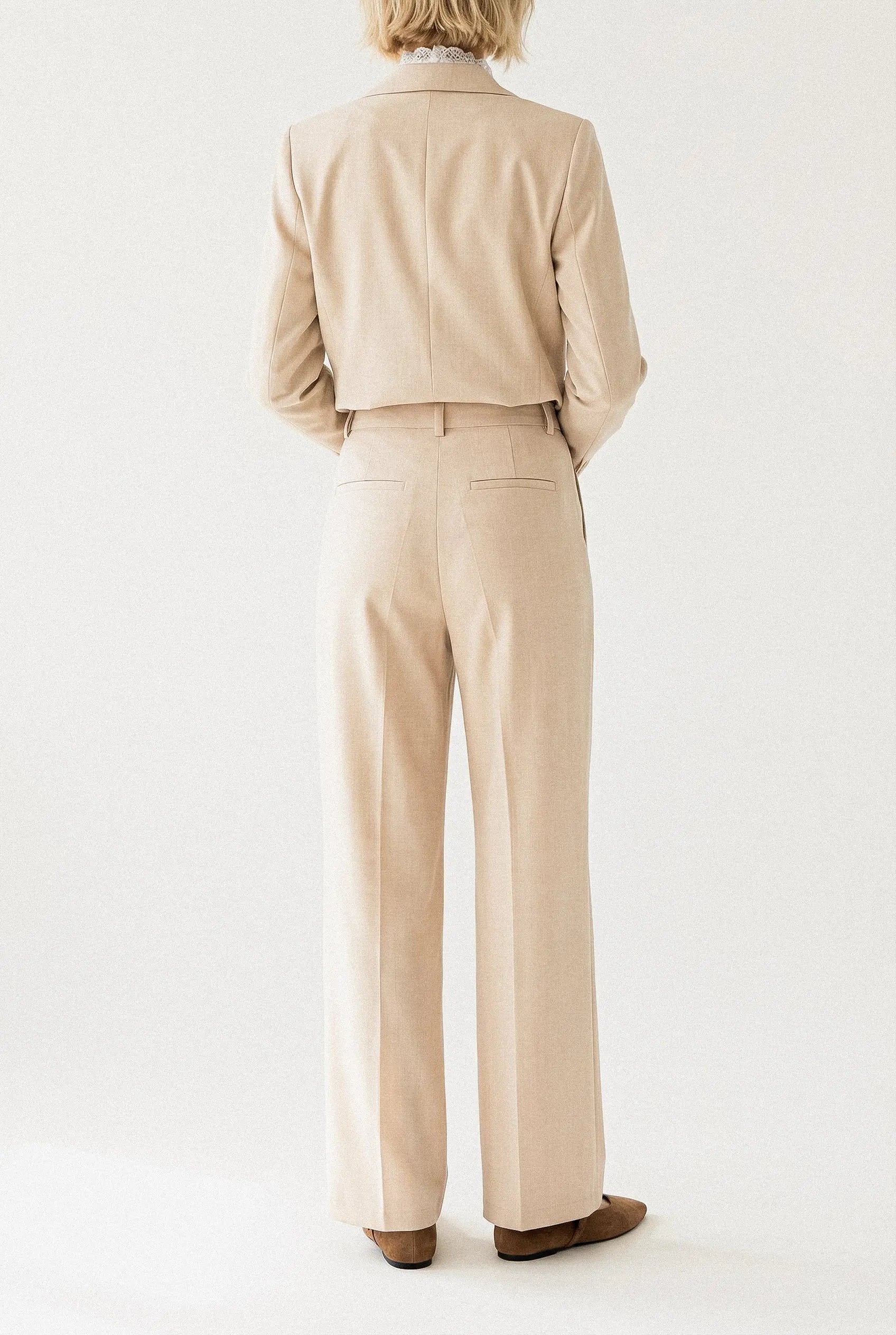 PANTALON LARGE CHEVRON MAËLLE Not specified