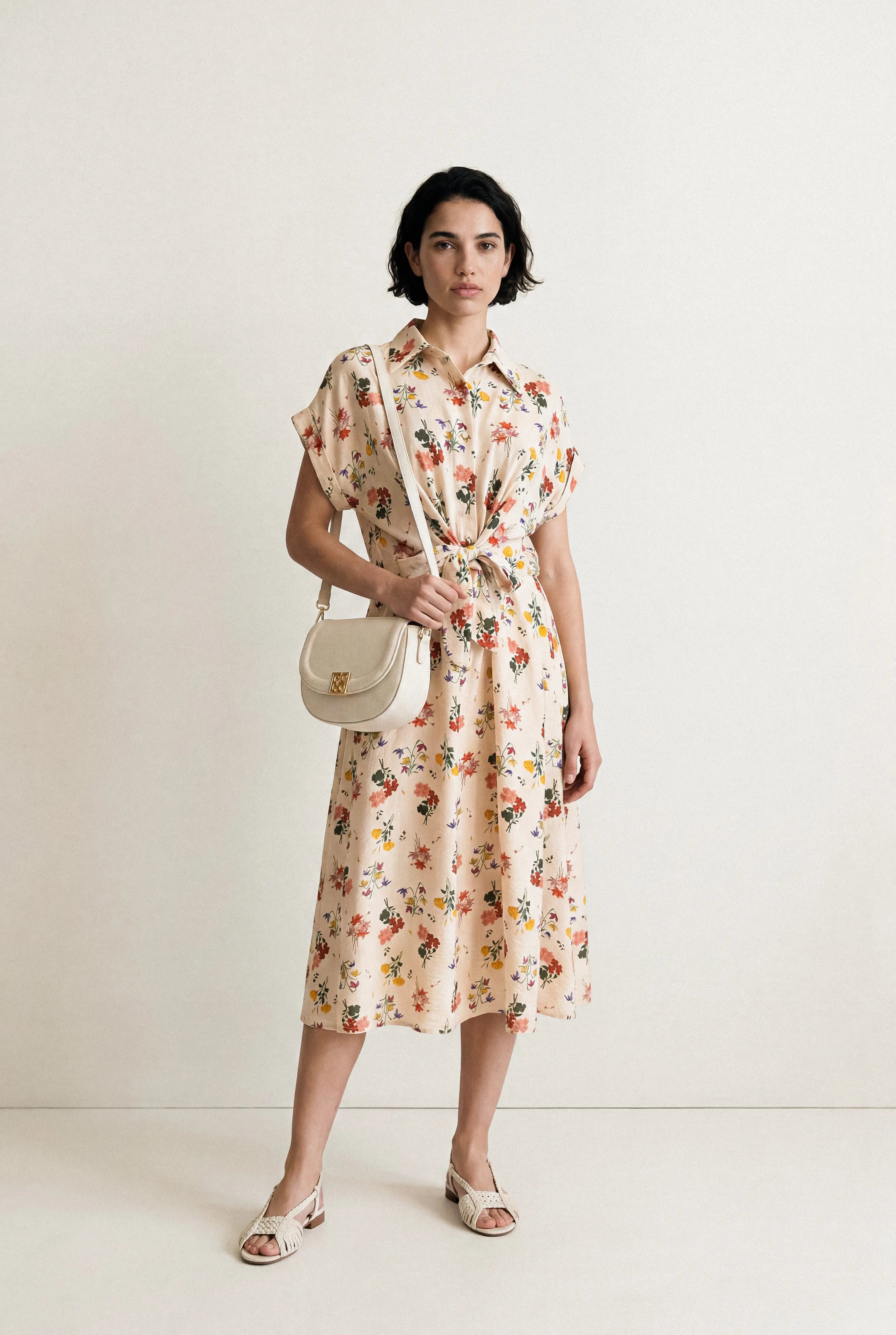 ROBE CHEMISE FLEURIE ODETTE