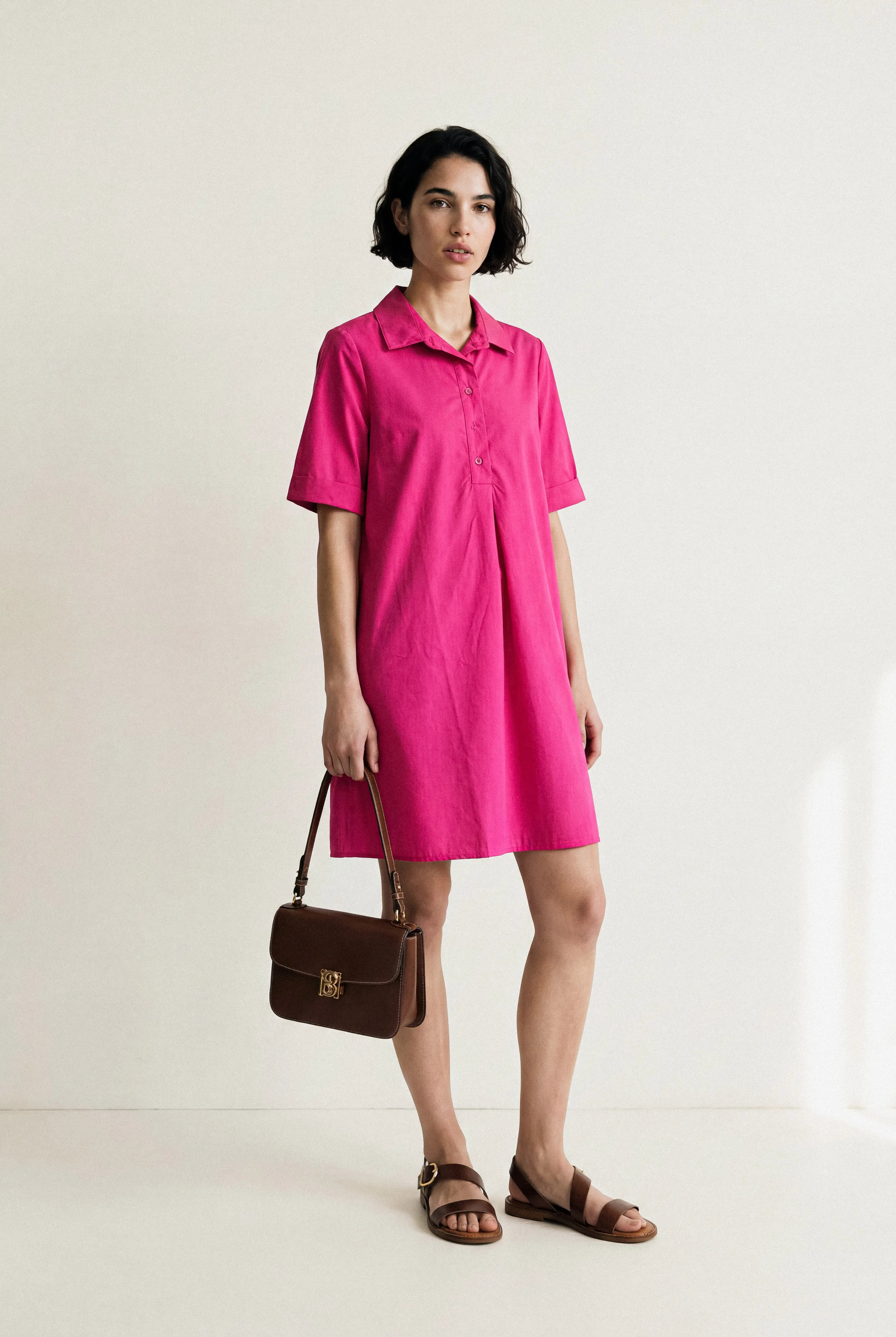 ROBE COTON GLACÉ ROSELINE