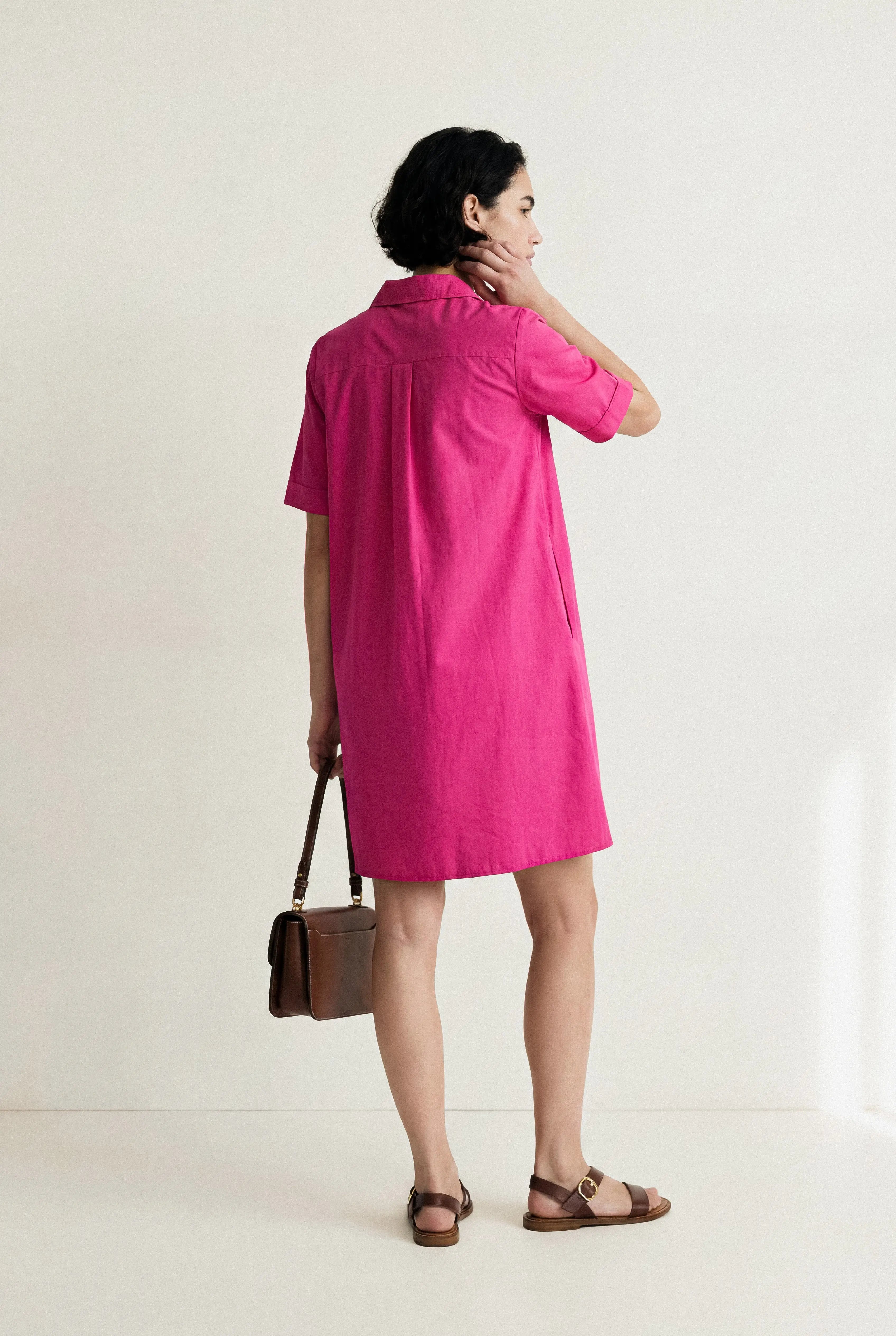 ROBE COTON GLACÉ ROSELINE