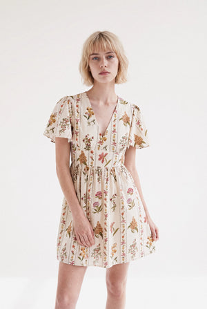 ROBE COURTE FLORE