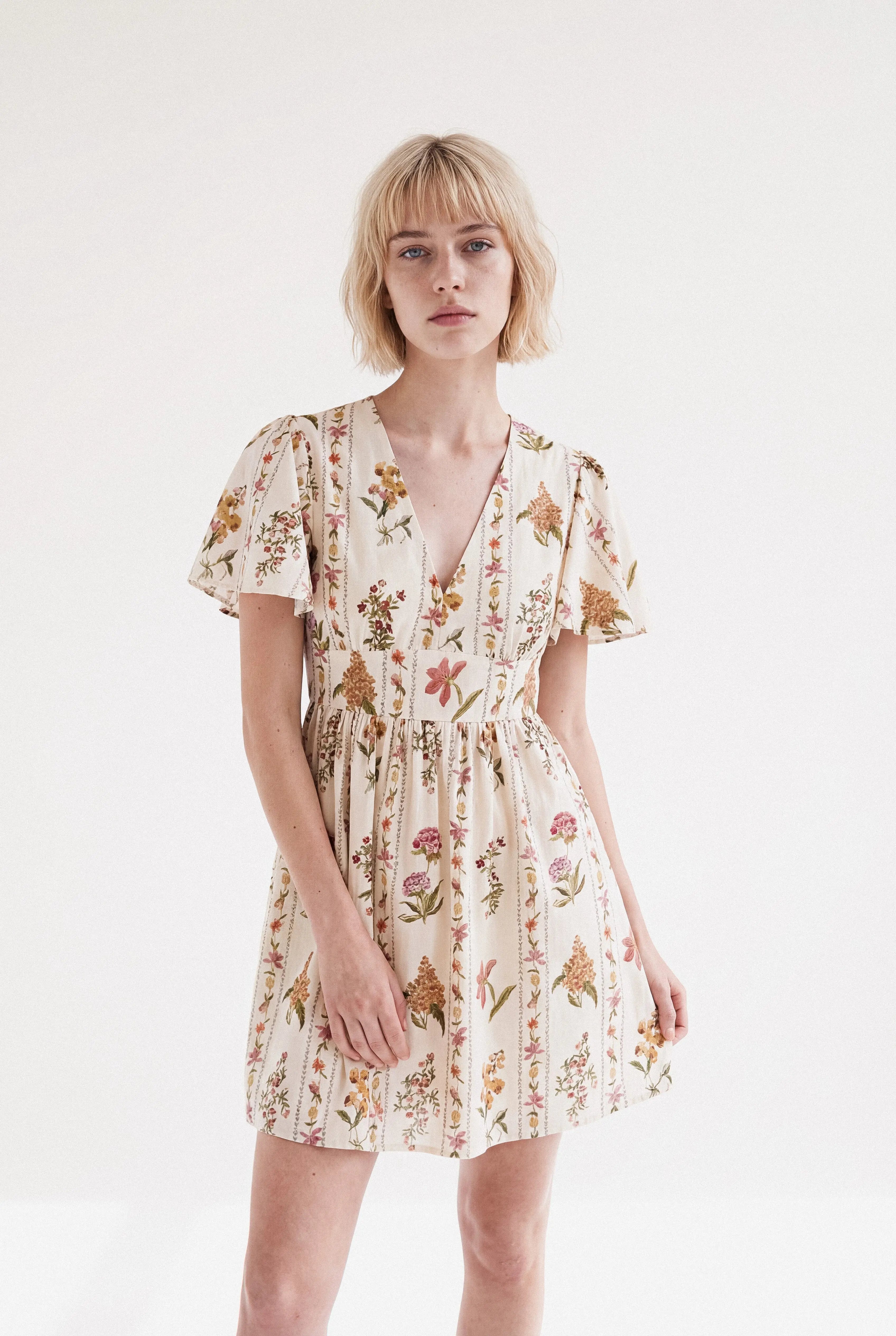 ROBE COURTE FLORE