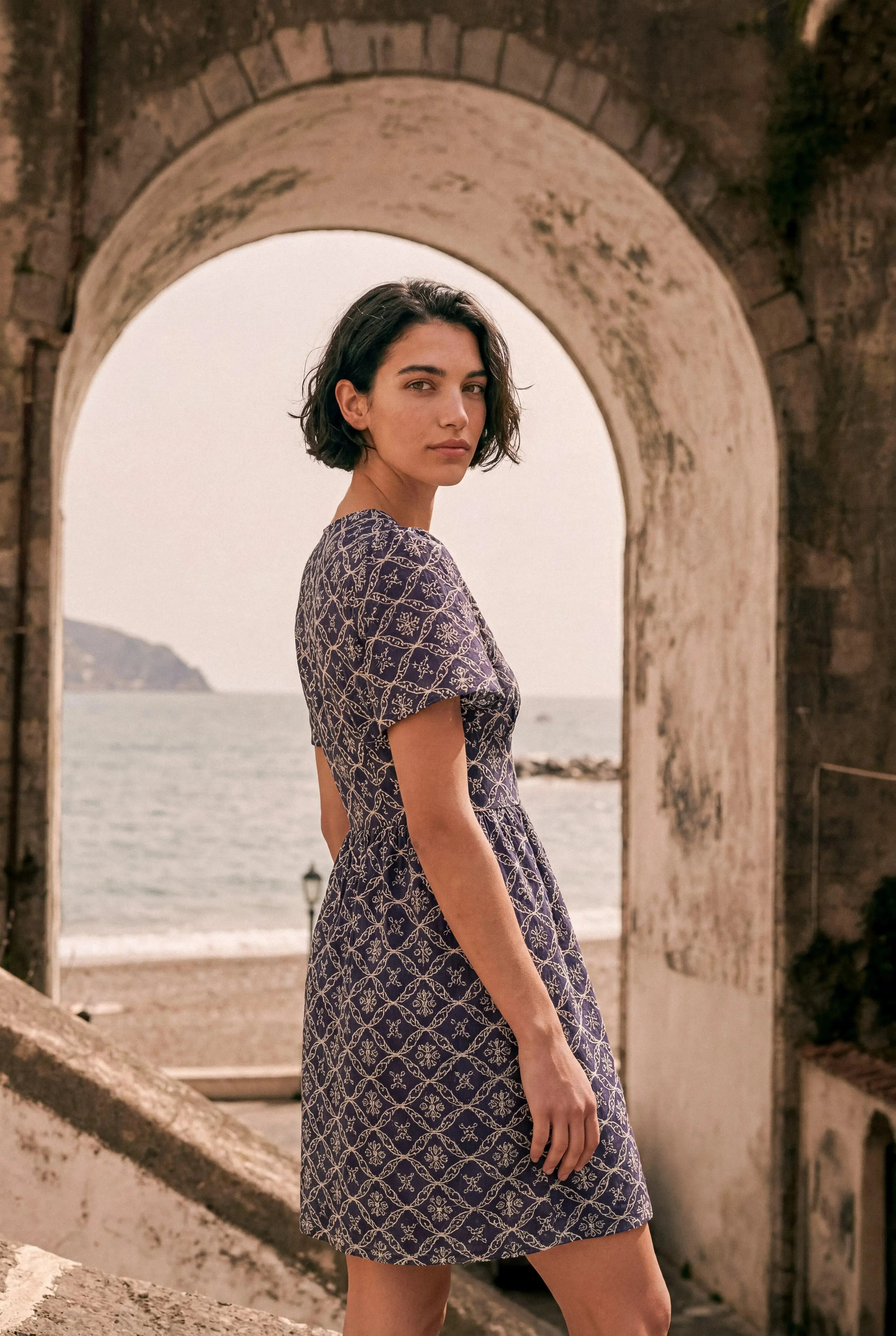 ROBE COURTE IMPRIMÉE MAÏA BELLA STAGIONE