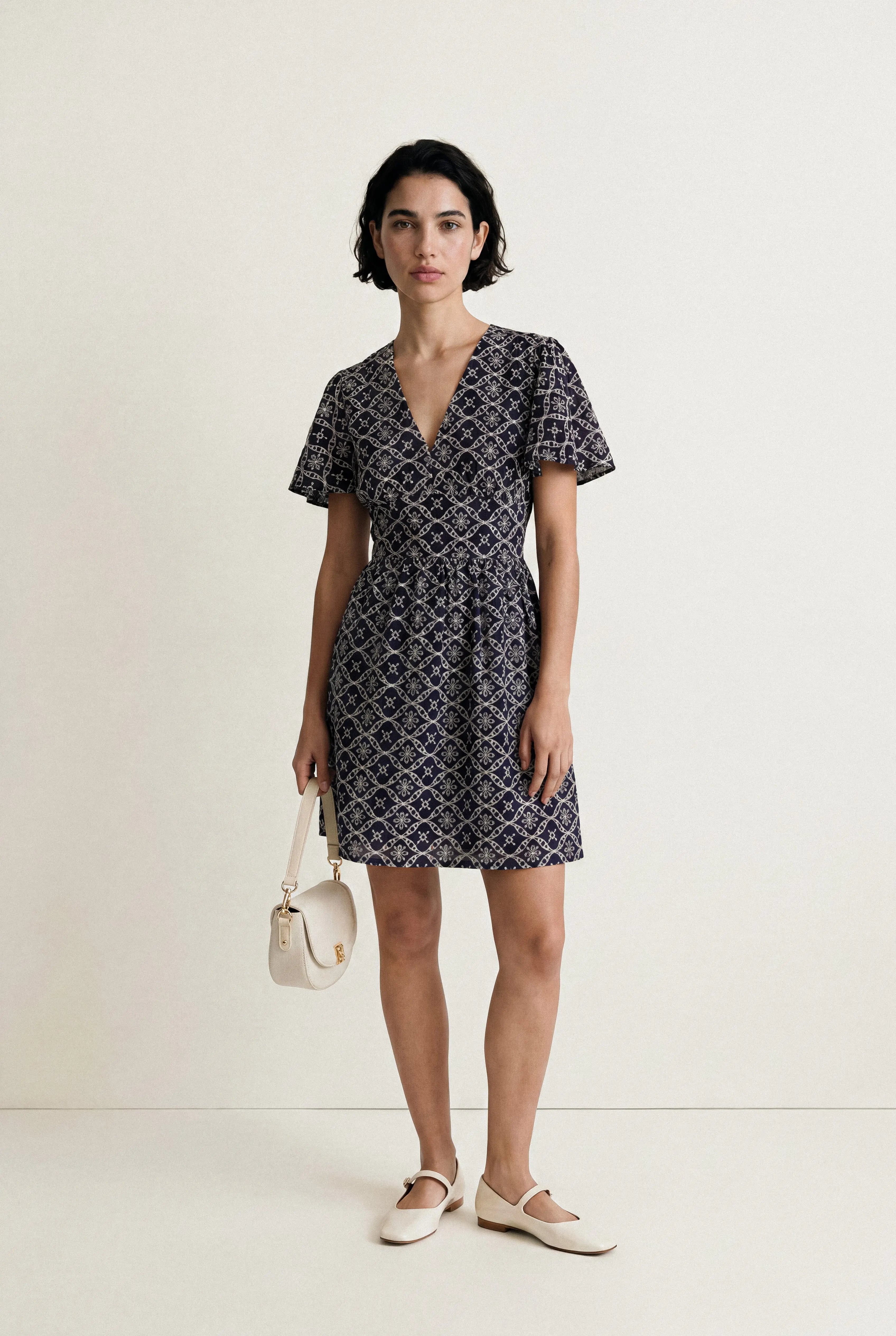 ROBE COURTE IMPRIMÉE MAÏA