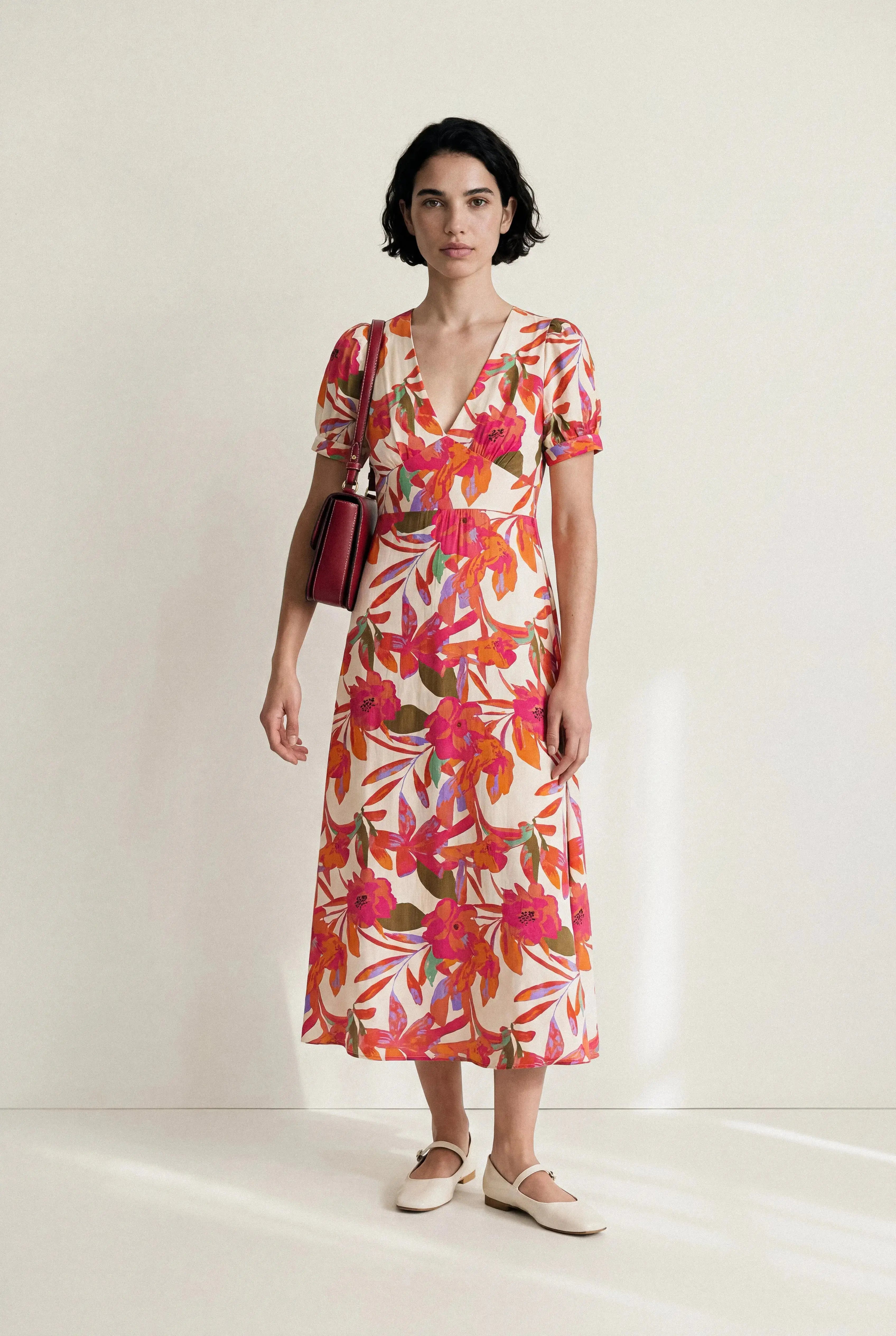 ROBE COURTE IMPRIMÉE MIRABELLE BELLA STAGIONE