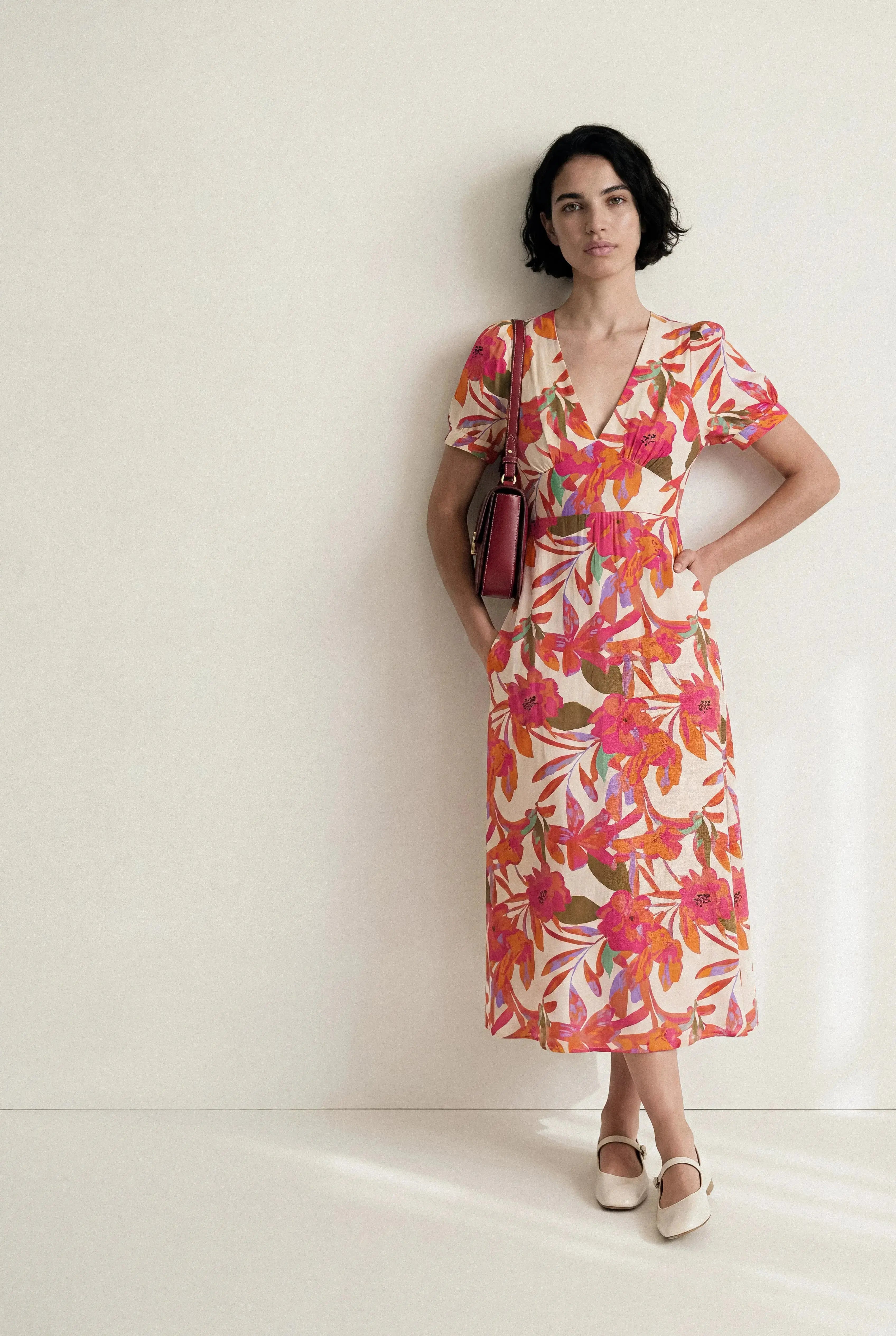 ROBE COURTE IMPRIMÉE MIRABELLE BELLA STAGIONE