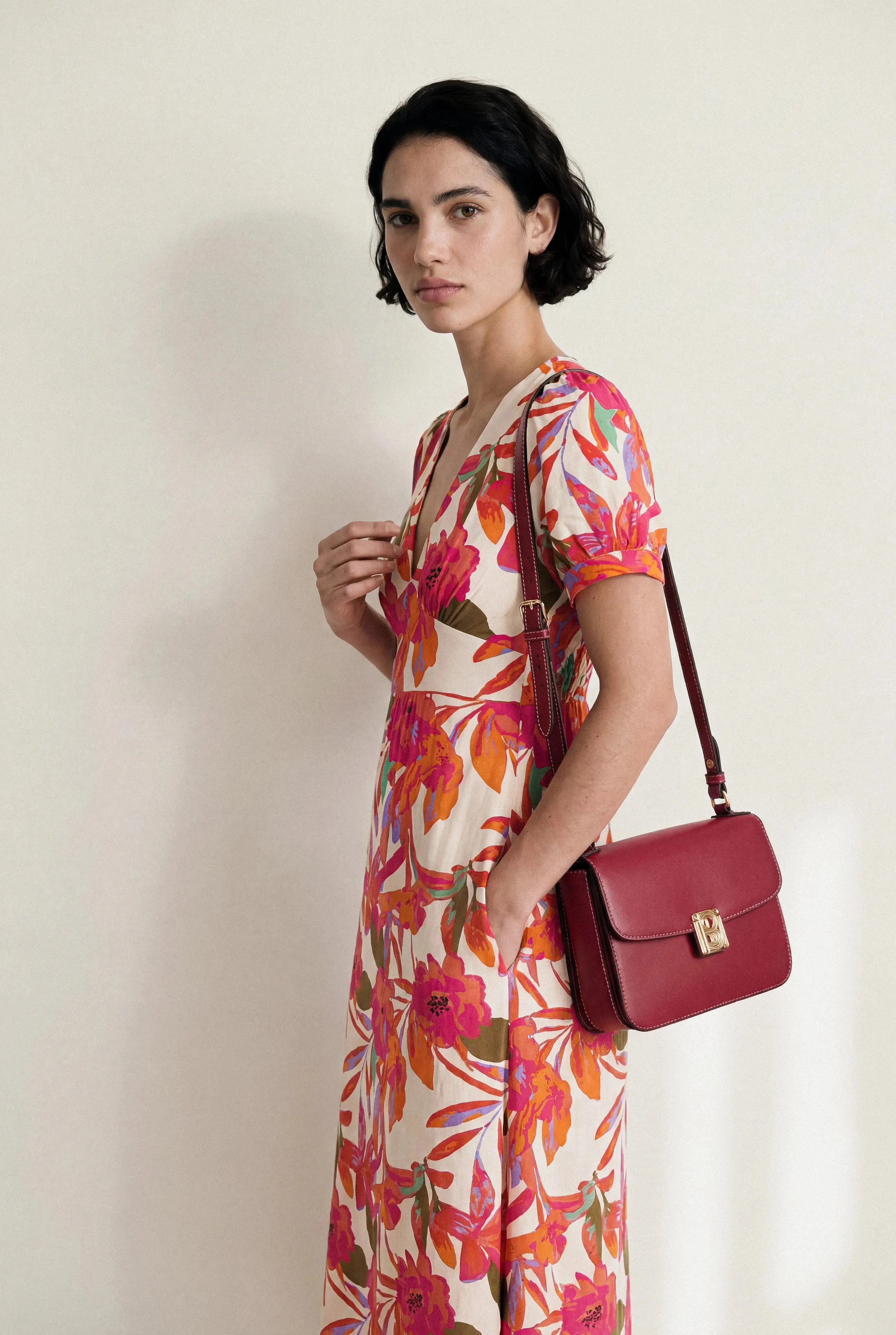 ROBE COURTE IMPRIMÉE MIRABELLE BELLA STAGIONE