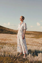 ROBE IMPRIMÉ CEINTURE FLORINE