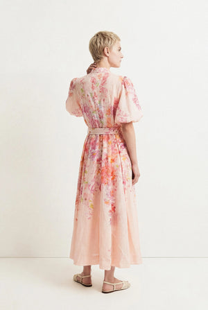 ROBE IMPRIMÉ CEINTURE PAOLA