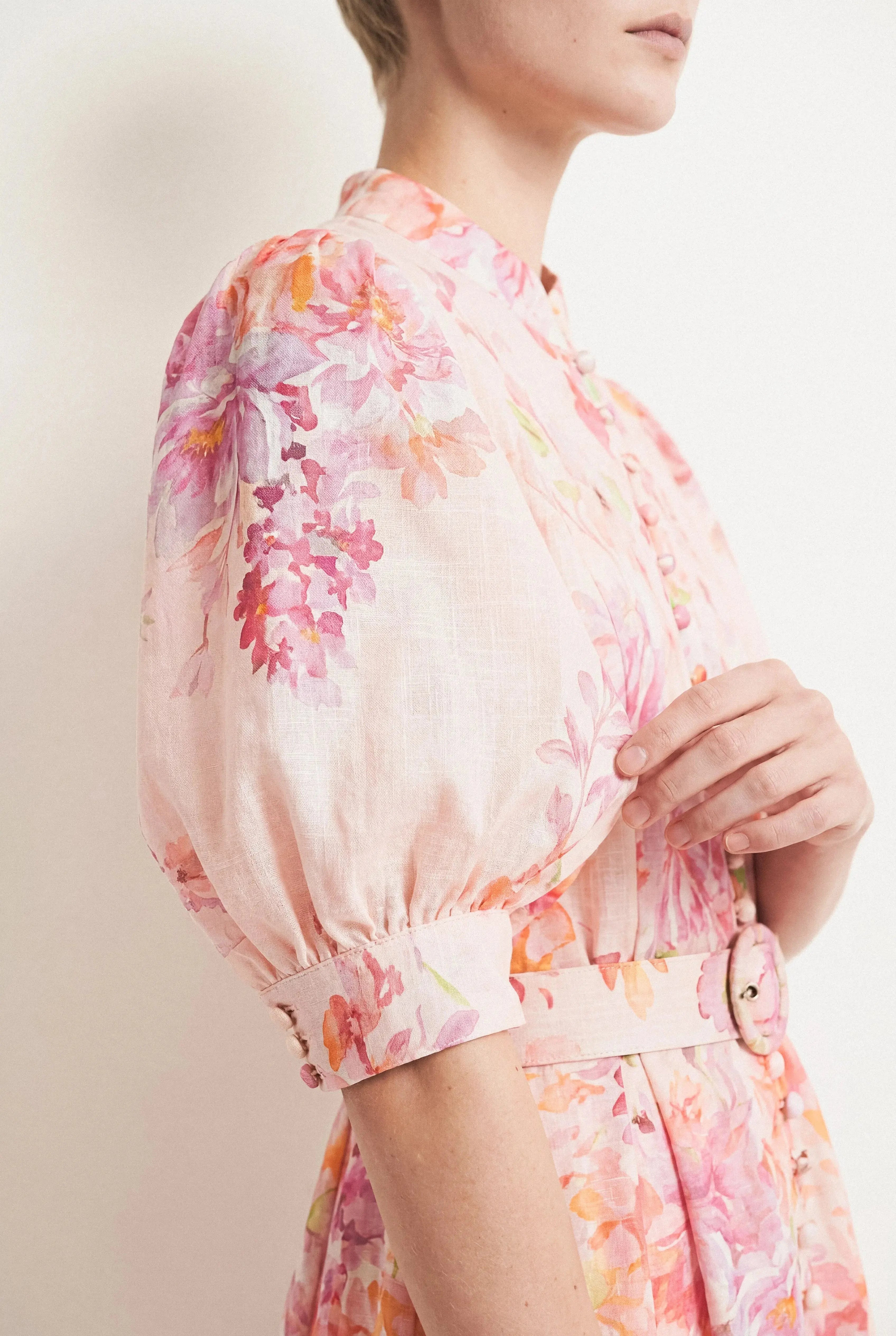 ROBE IMPRIMÉ CEINTURE PAOLA