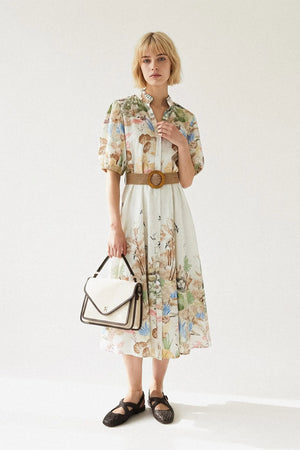 ROBE IMPRIMÉ CEINTURE SAVINA Not specified