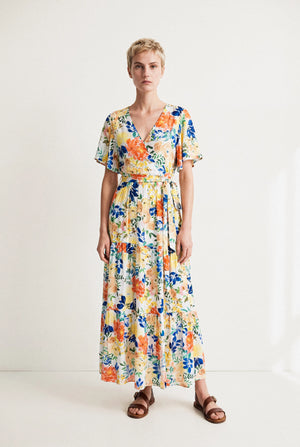 MARGAUX LONG PRINT DRESS
