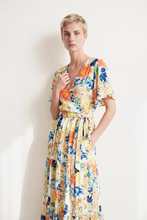 MARGAUX LONG PRINT DRESS