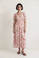 ROBE LONGUE COQUELICOT CÉCILE