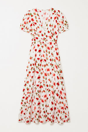 ROBE LONGUE COQUELICOT CÉCILE