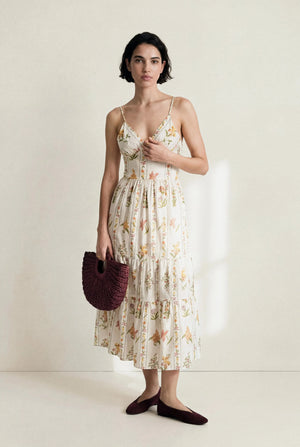 ROBE LONGUE IMPRIMÉE BÉRÉNICE BELLA STAGIONE
