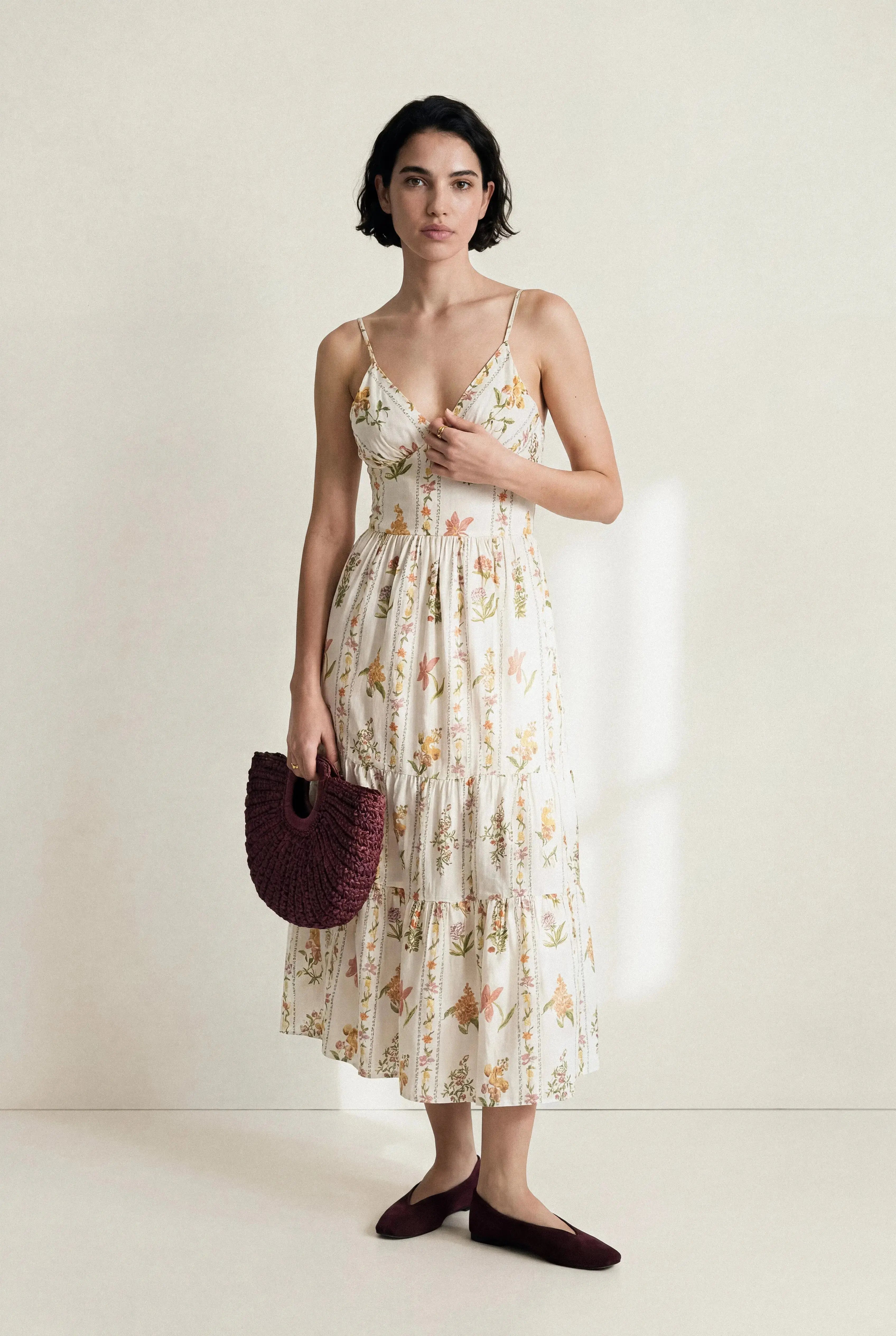 ROBE LONGUE IMPRIMÉE BÉRÉNICE BELLA STAGIONE