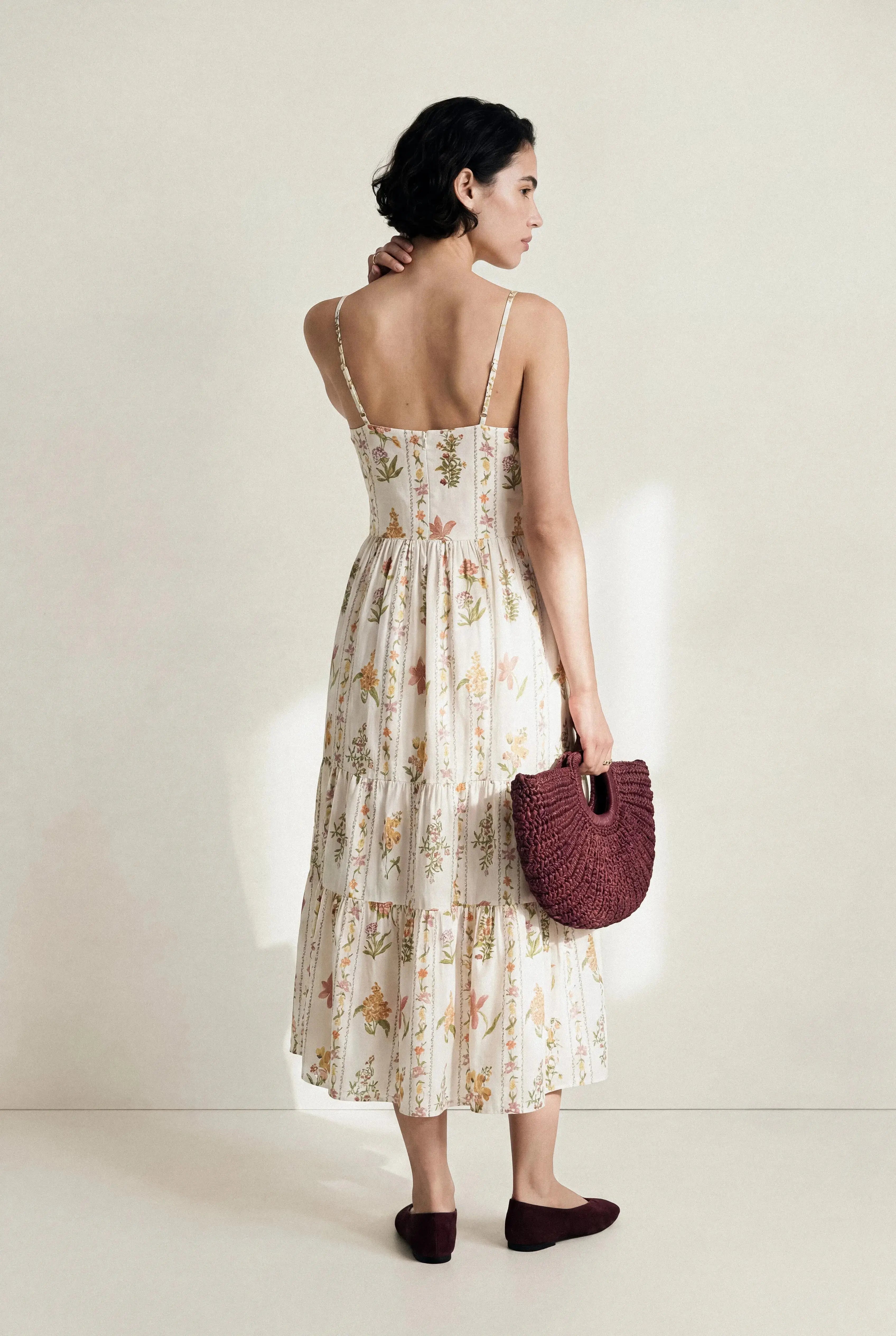 ROBE LONGUE IMPRIMÉE BÉRÉNICE BELLA STAGIONE