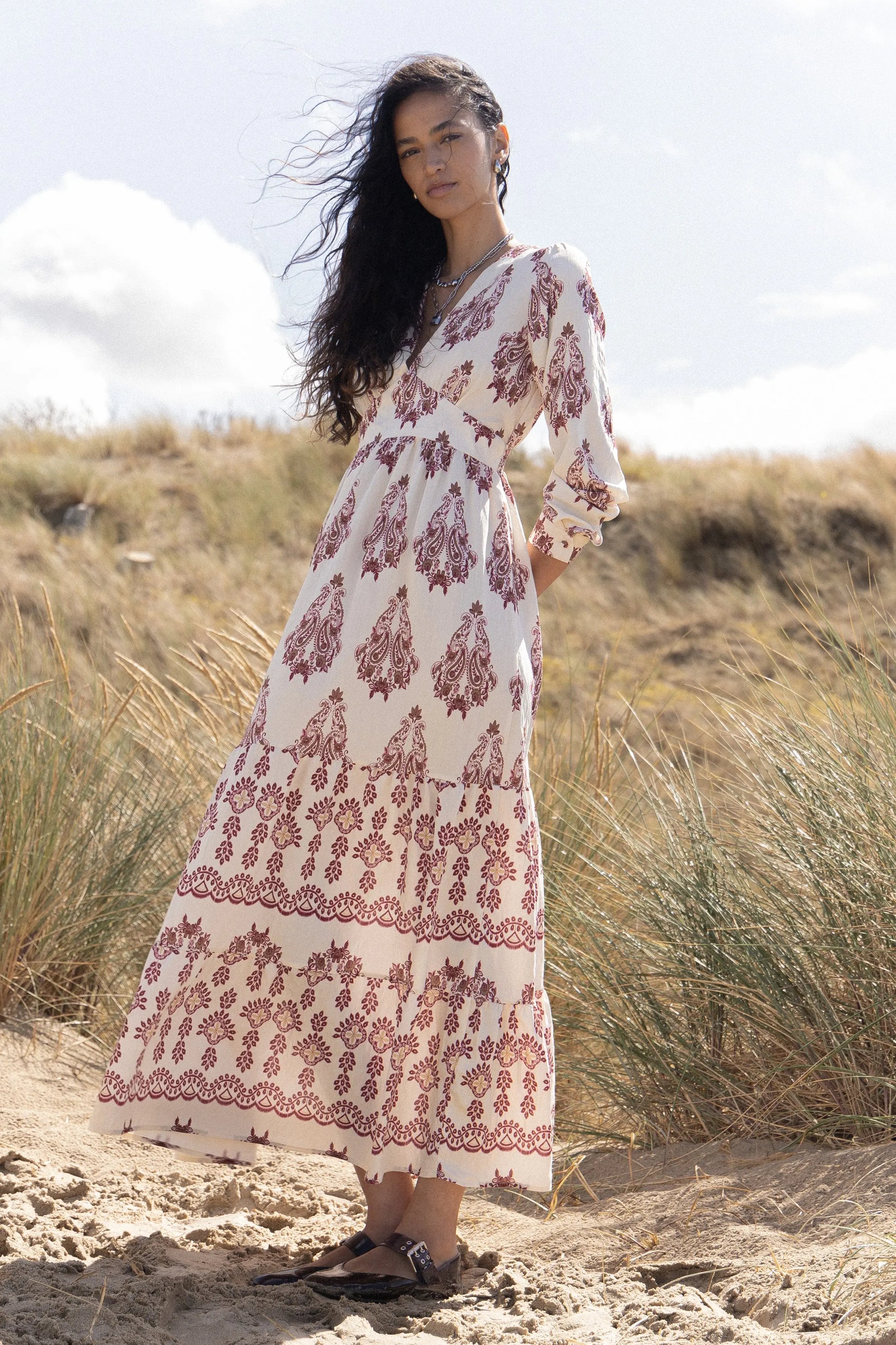 ROBE LONGUE IMPRIMÉE SOFIA Not specified