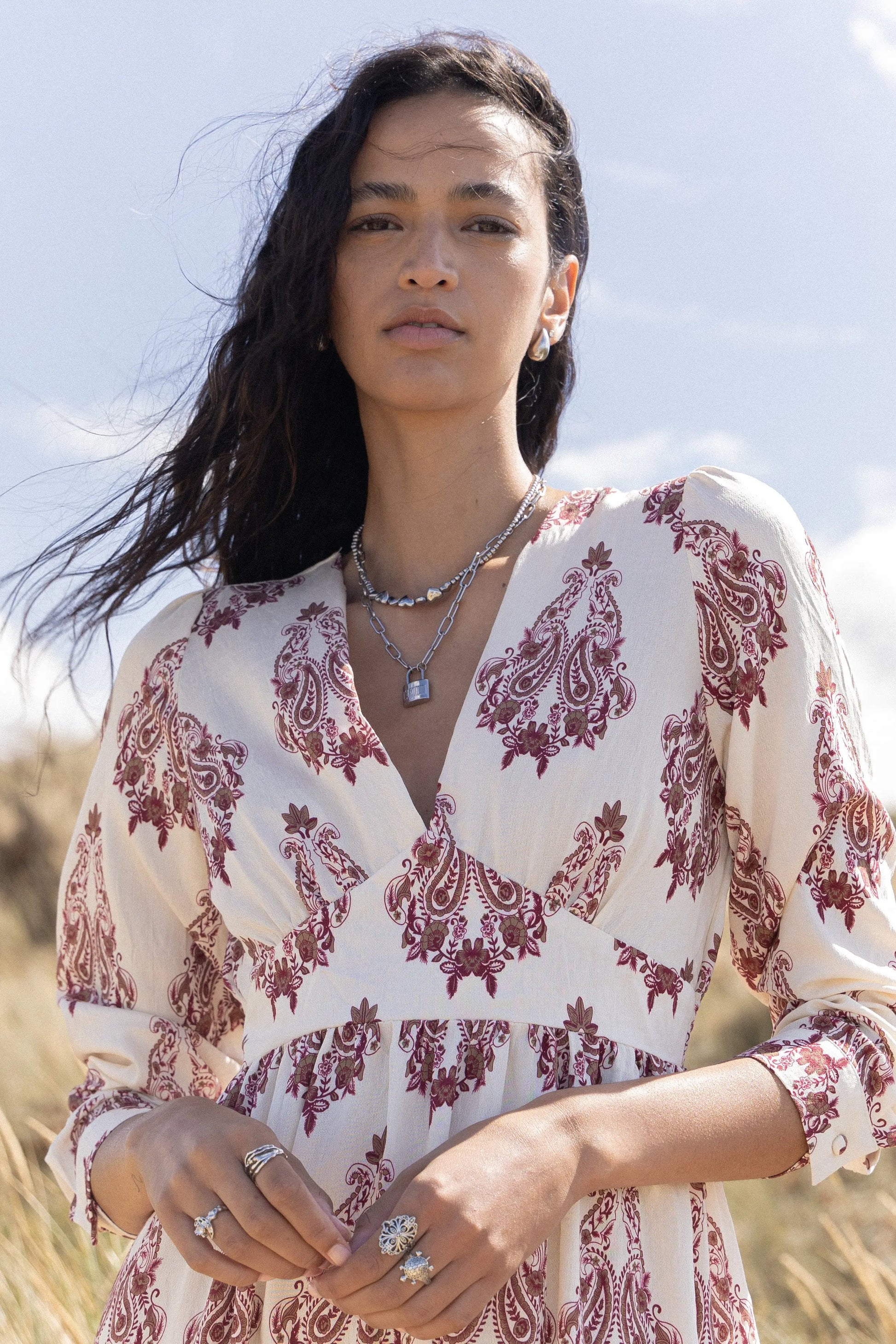 ROBE LONGUE IMPRIMÉE SOFIA Not specified