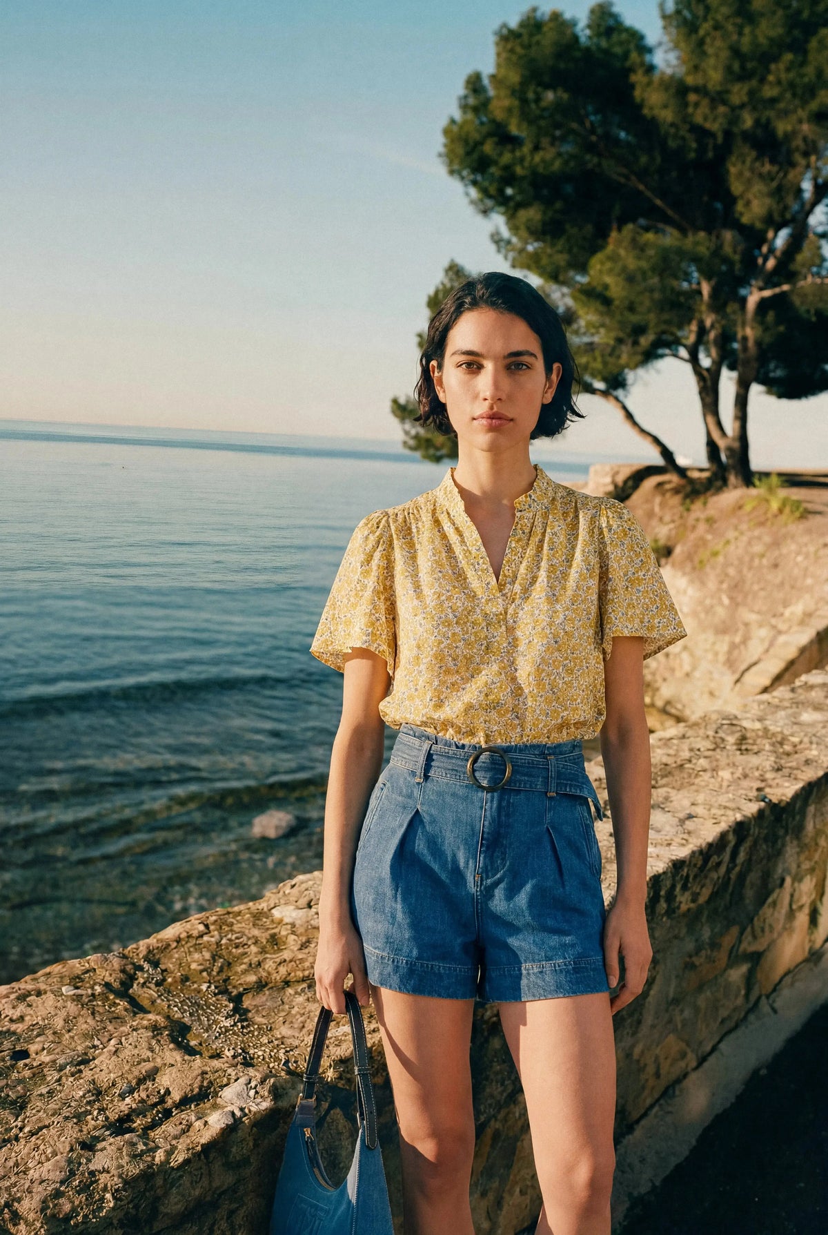 SHORT CEINTURÉ CLÉMENCE BELLA STAGIONE