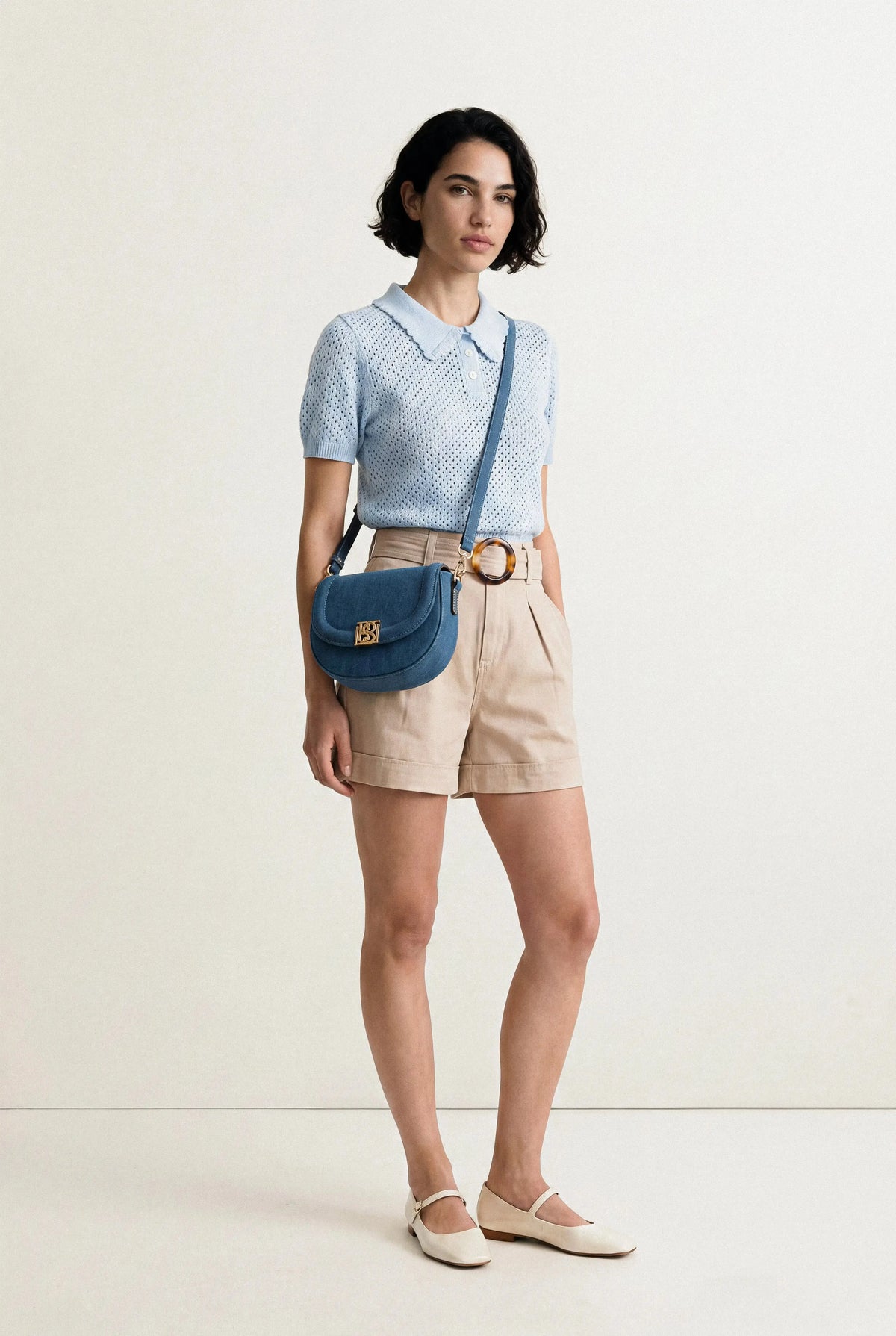 SHORT CEINTURÉ CLÉMENCE BELLA STAGIONE