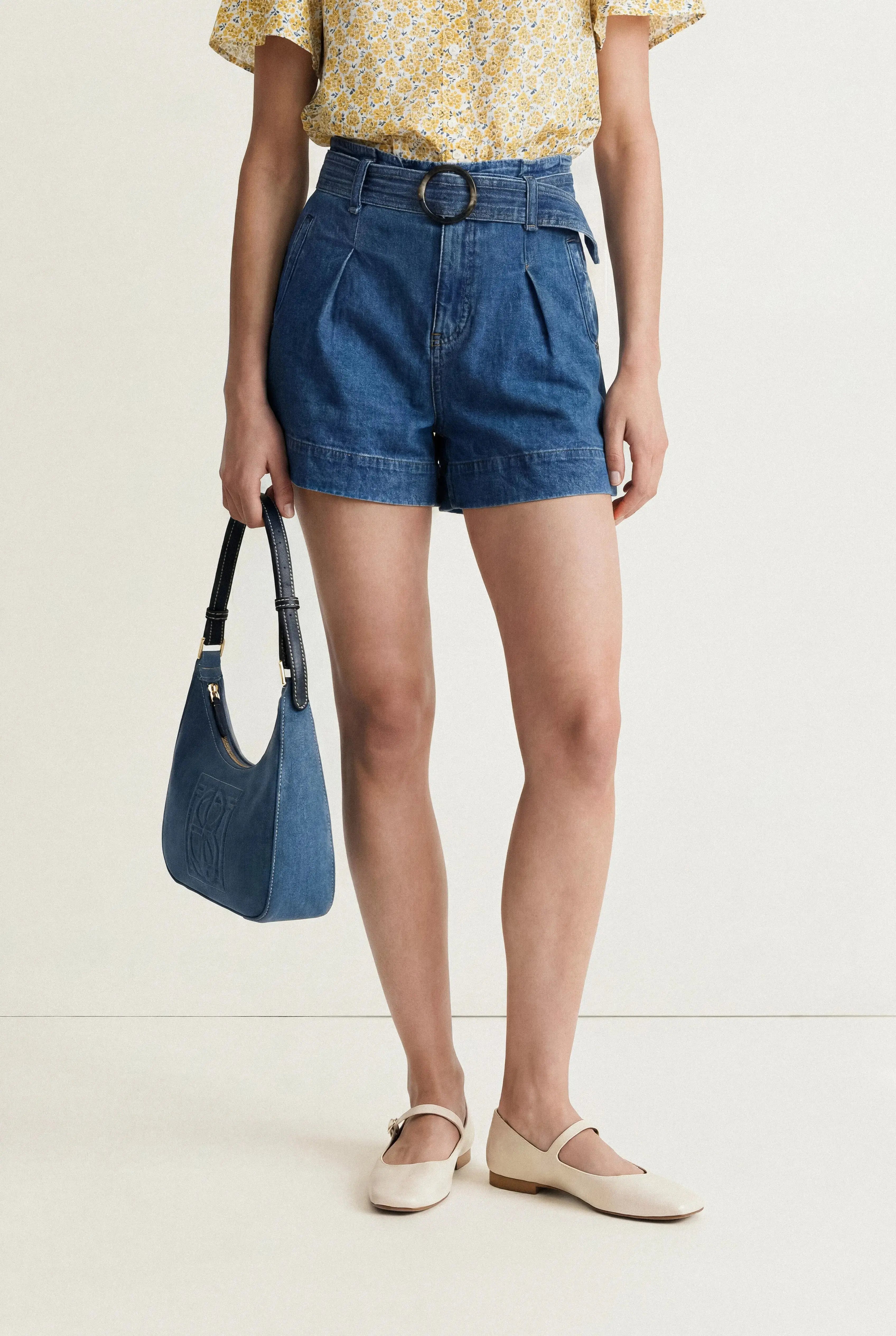 SHORT CEINTURÉ CLÉMENCE BELLA STAGIONE