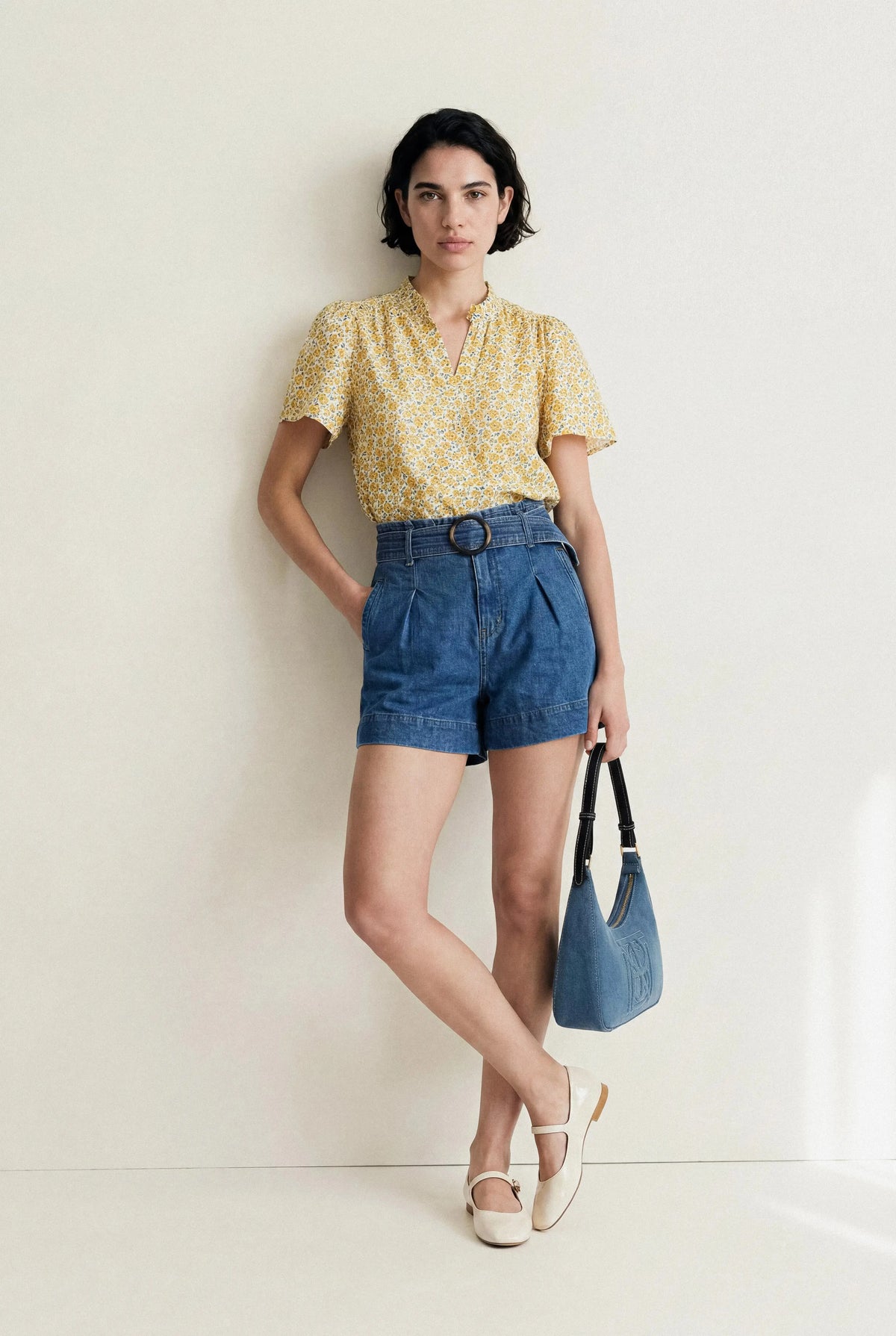 SHORT CEINTURÉ CLÉMENCE BELLA STAGIONE