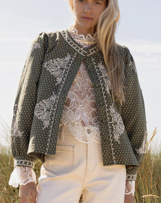 GILET BRODÉ LINA Not specified