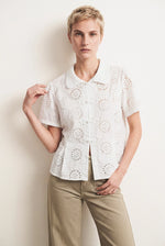 BLOUSE BRODÉ ANGLAISE ÉLISE