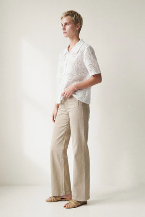 BLOUSE BRODÉ ANGLAISE ÉLISE