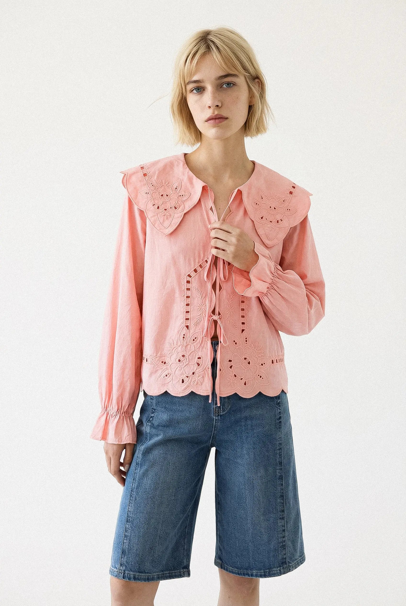 BLOUSE BRODÉE LÉONIE Not specified