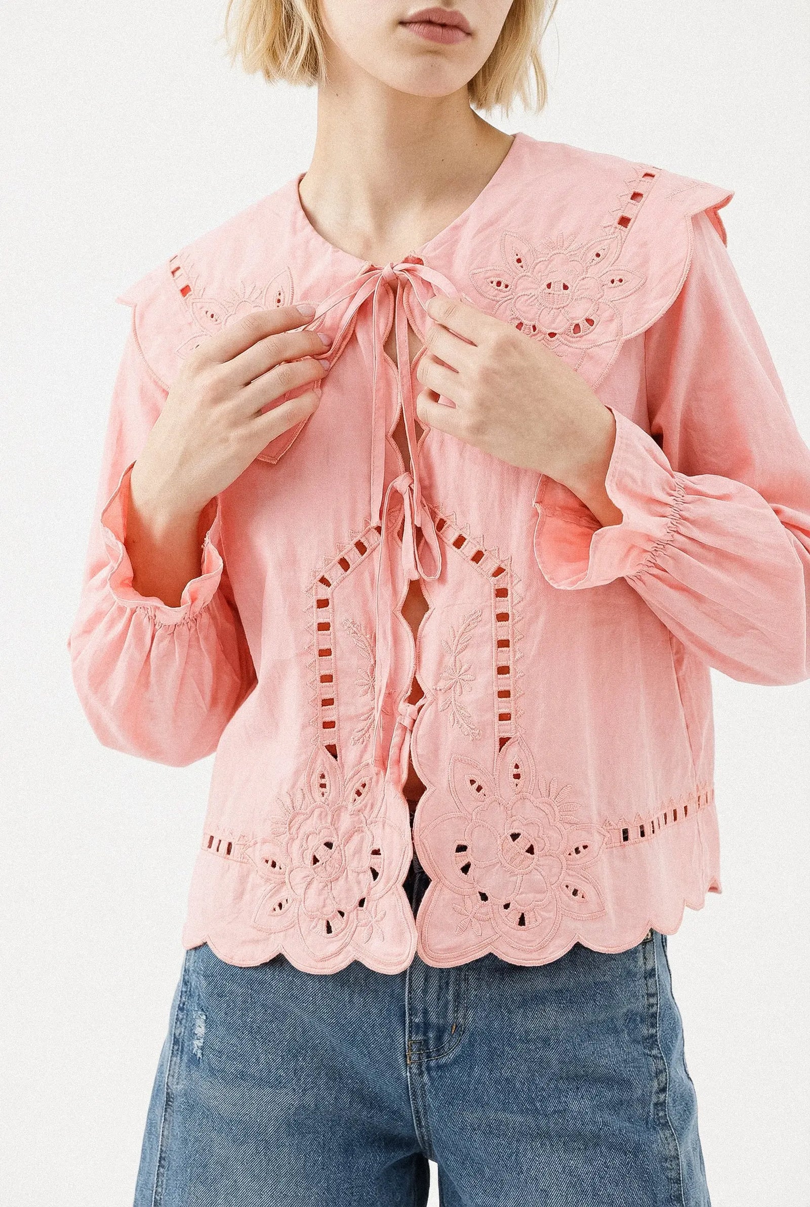 BLOUSE BRODÉE LÉONIE Not specified